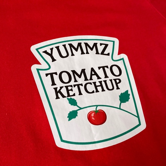 *NWOT* YSCULBUTOL Tomato Ketchup Toddler Shirt - Picture 4 of 10